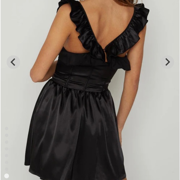 Beginning Boutique Black Corset Mini Dress - Picture 2 of 9